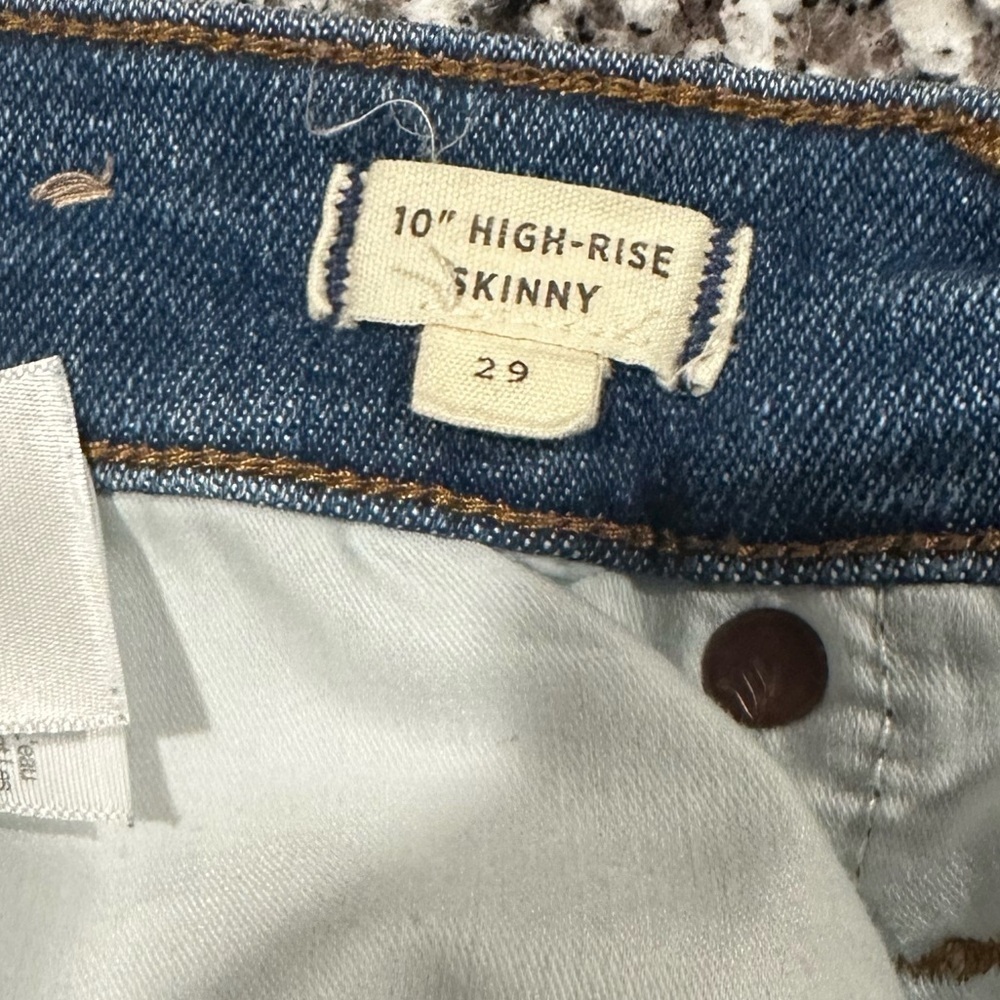 Madewell High Rise Skinny Jeans Women’s Size 29 - Picture 4 of 4